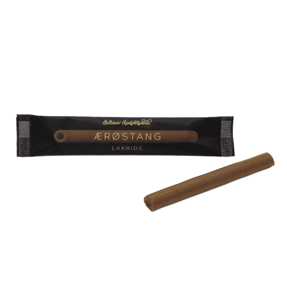 Ærøstang: Lakrids - Hattesens Konfektfabrik