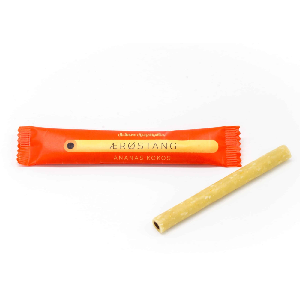 Ærøstang: Ananas/Kokos - Hattesens Konfektfabrik