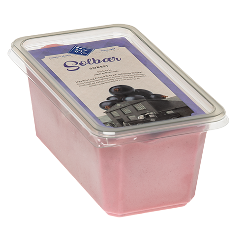 Solbær Sorbet 800ml - Ryå Is
