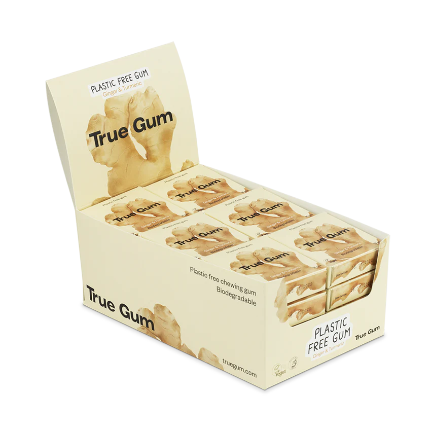 True Gum - Ingefær og Gurkemeje