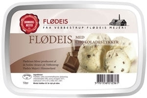Vebbestrup Liter Is - Flødeis med Chokoladestykker