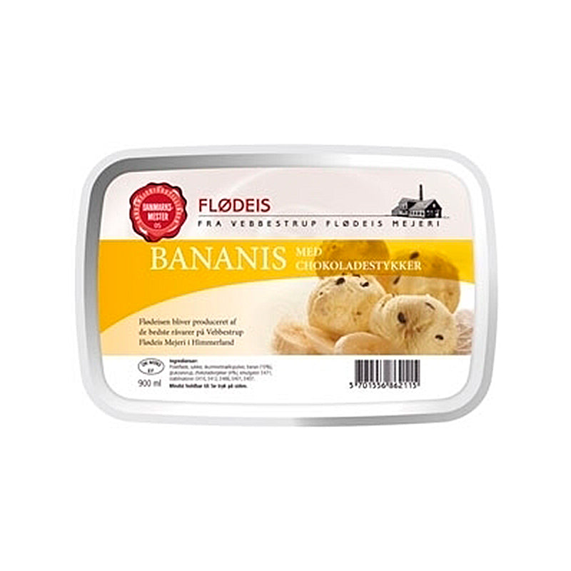 Bananis med Chokoladestykker