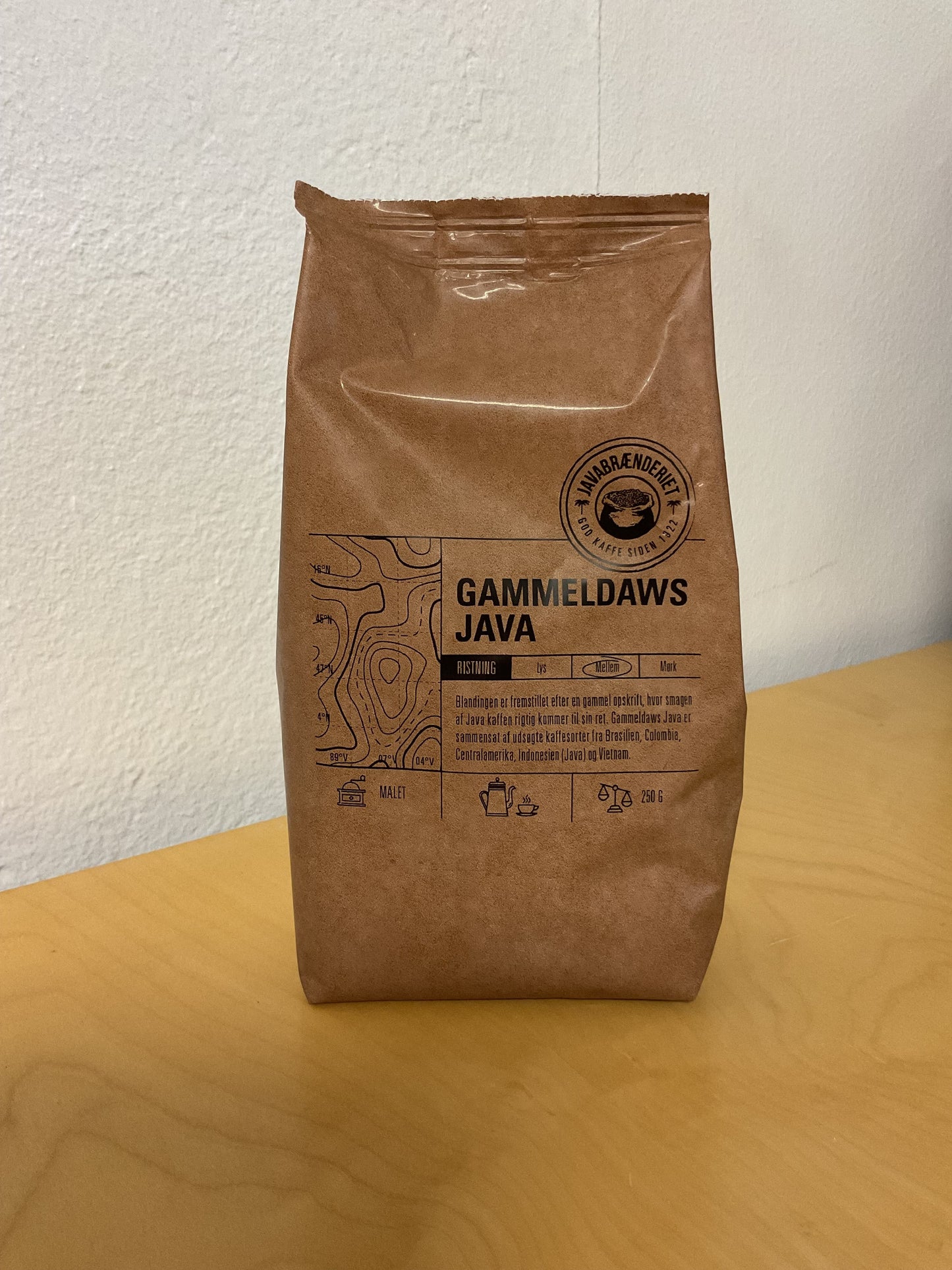 Java Gammeldaws kaffe - Formalet