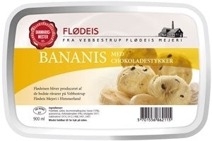 Vebbestrup Liter Is - Luksus Flødeis - Banan