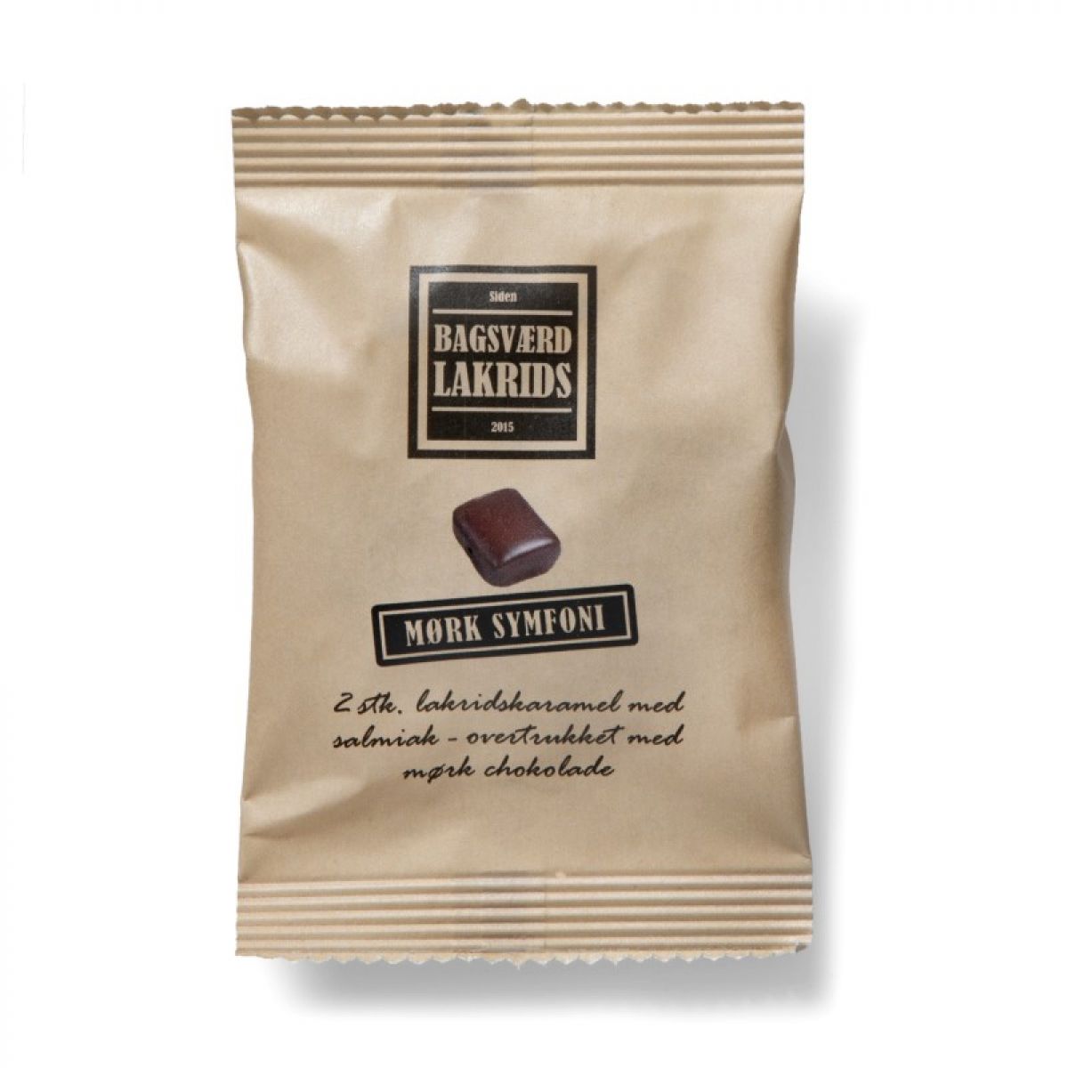 Mørk Symfoni stykker (2 stk.) - Bagsværd Lakrids