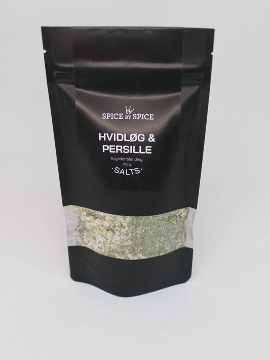 Refill | Hvidløg & Persille Salt | 150 gram