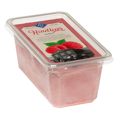 Hindbær Sorbet 800ml - Ryå Is