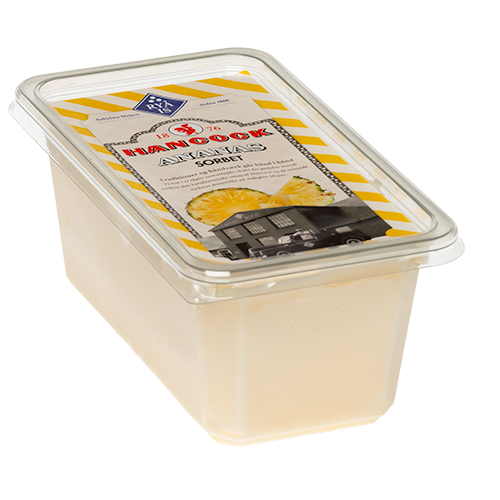 Ananas Sorbet 800ml - Ryå Is