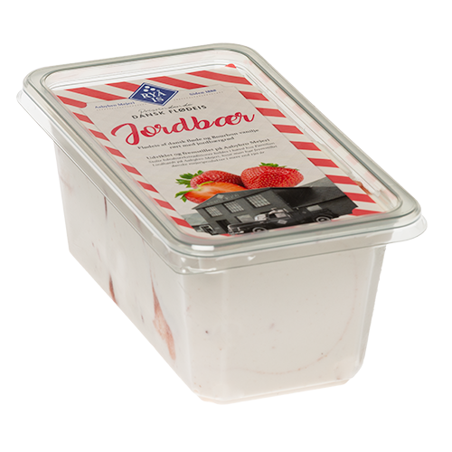 Jordbær 800ml - Ryå Is