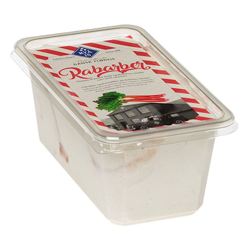 Rabarber 800ml - Ryå Is
