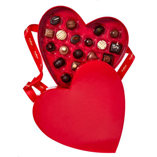 Hjertebox m/Fyldt Chokolade 250g - Frellsen
