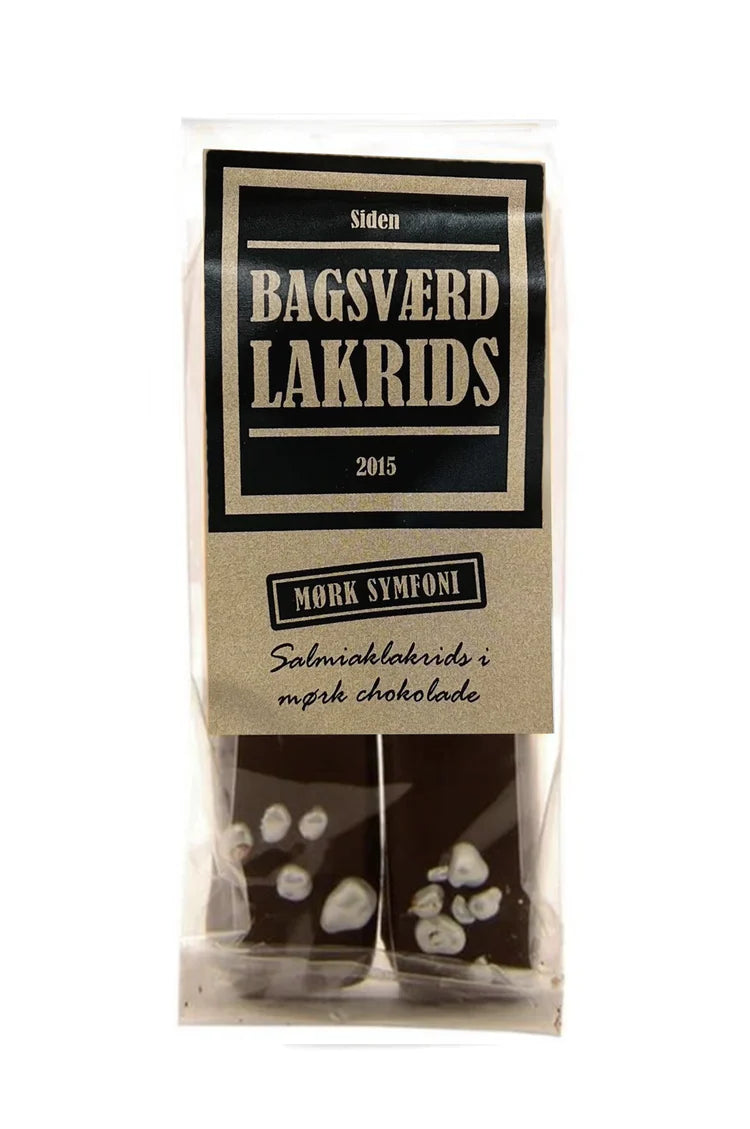 Mørk Symfoni Stænger (2 stk.) - Bagsværd Lakrids