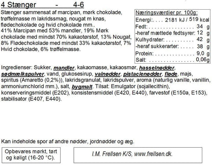 Gaveæske m/4 Stænger 170g - Frellsen