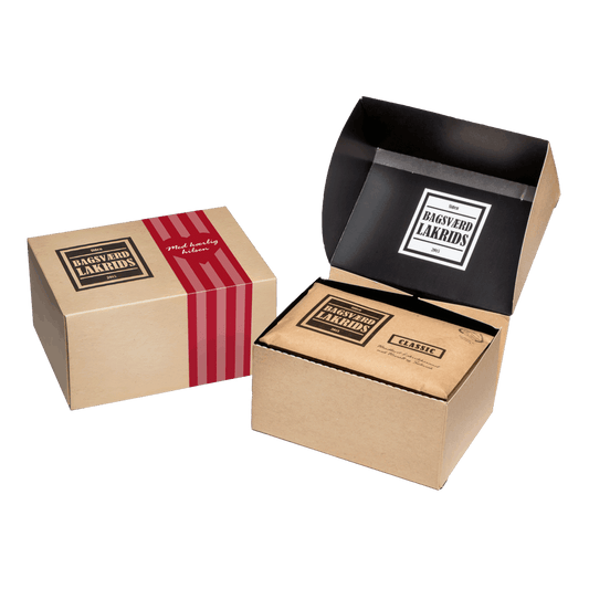 Rød Gavebox (Kun plader)- Bagsværd Lakrids