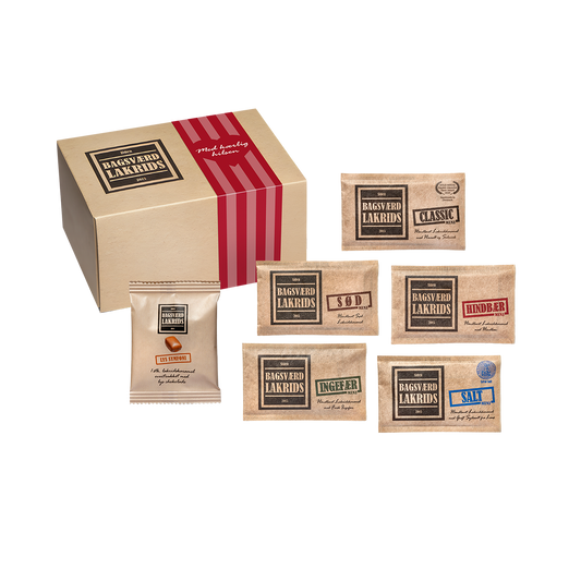 Rød Gavebox Minier - Bagsværd Lakrids