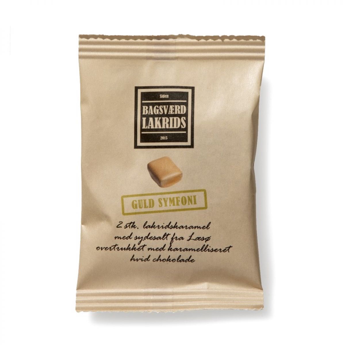 Guld Symfoni stykker (2 stk.) - Bagsværd Lakrids