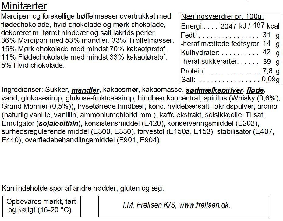Minitærter 250g - Frellsen