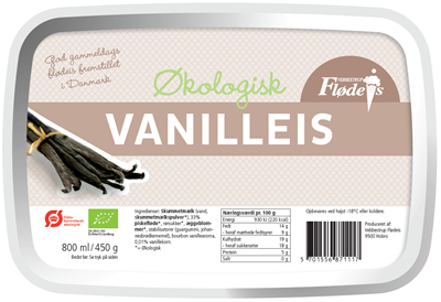 Vebbestrup Liter Is - Økologisk Flødeis - Vanille