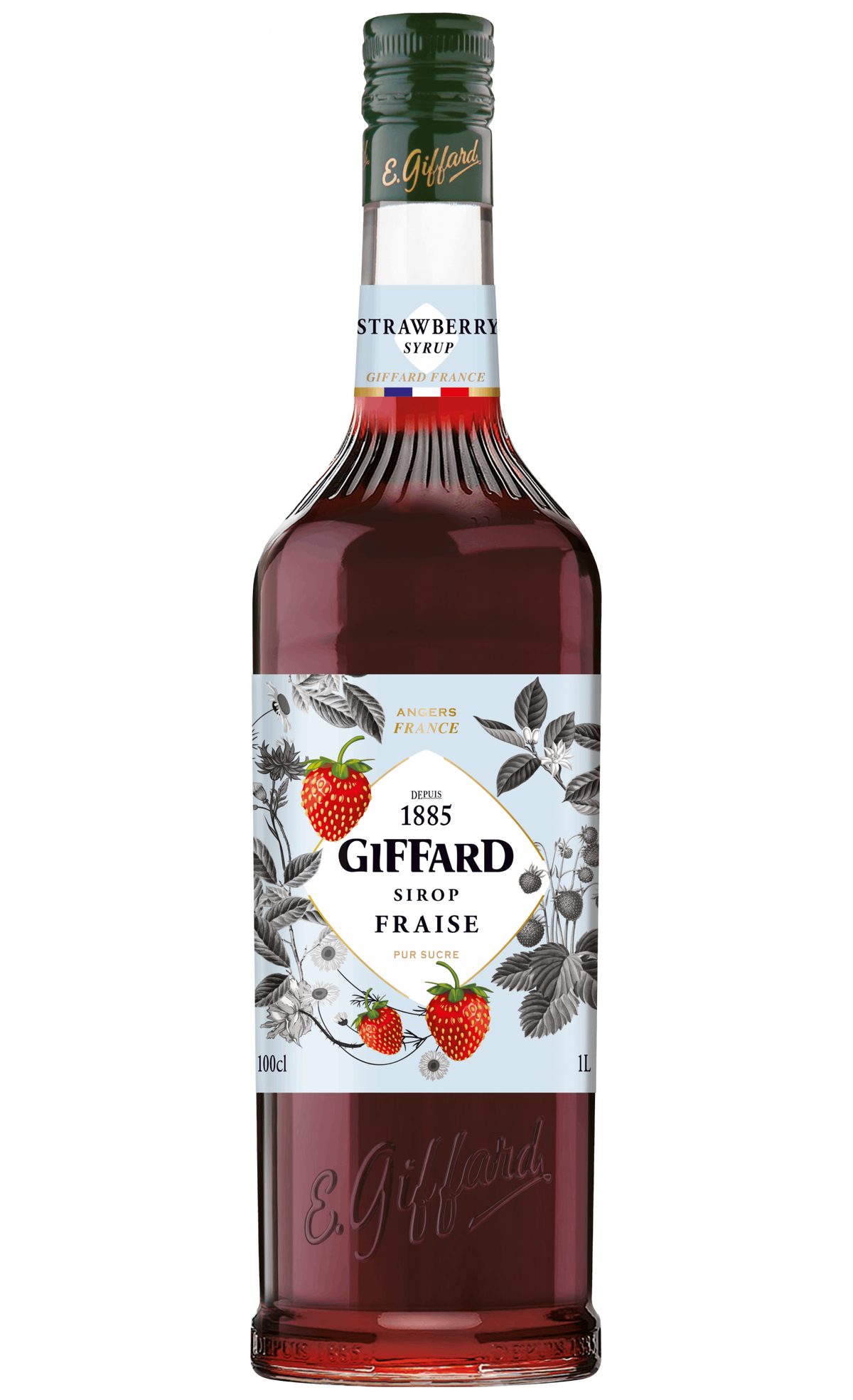 Jordbær Sirup 1 L - Giffard 1885