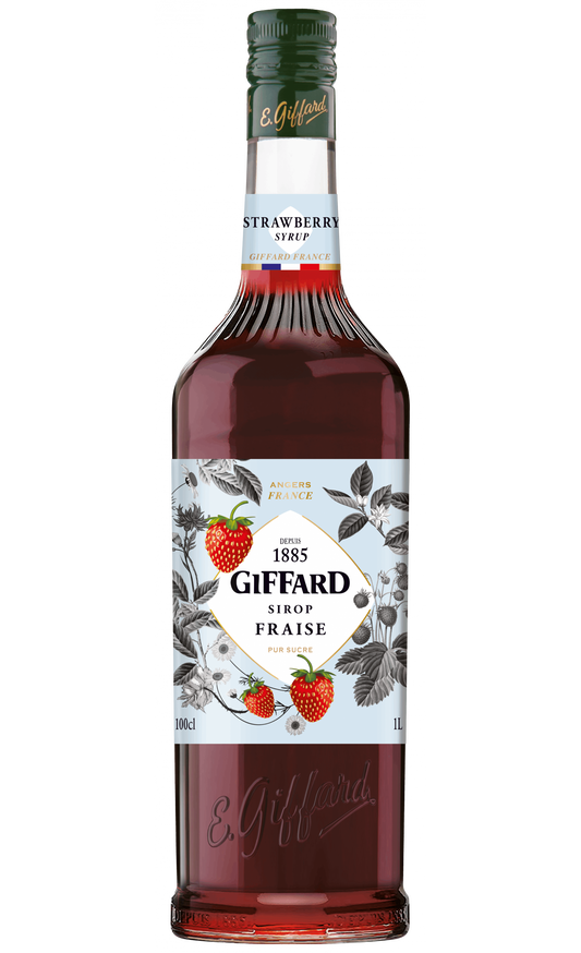 Jordbær Sirup 1 L - Giffard 1885